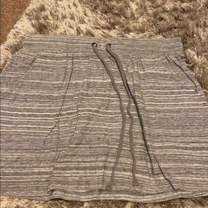 Casual Gray Skirt from The Loft